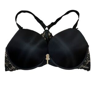 Adore Me Elizabeth Underwired Tshirt Lace Racerback Bra